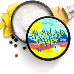 Perfectly Posh All Sun and Games white sand foot scrub retired sealed